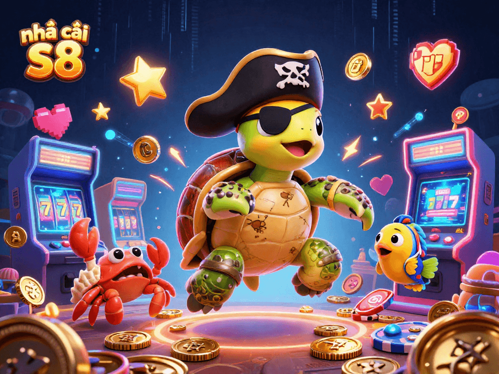 nhà cái s8 immerses players in thrilling casino action with vibrant pirate-themed characters and games