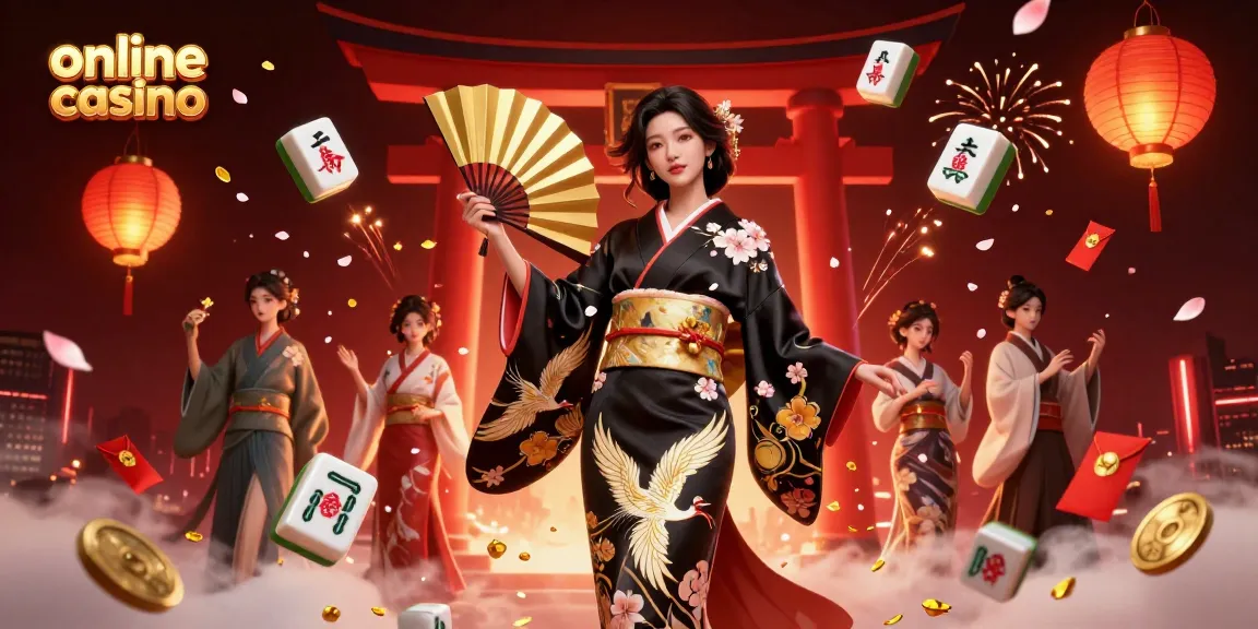 Engage in the vibrant world of online casino with a dynamic 3D illustration showcasing exciting game elements.