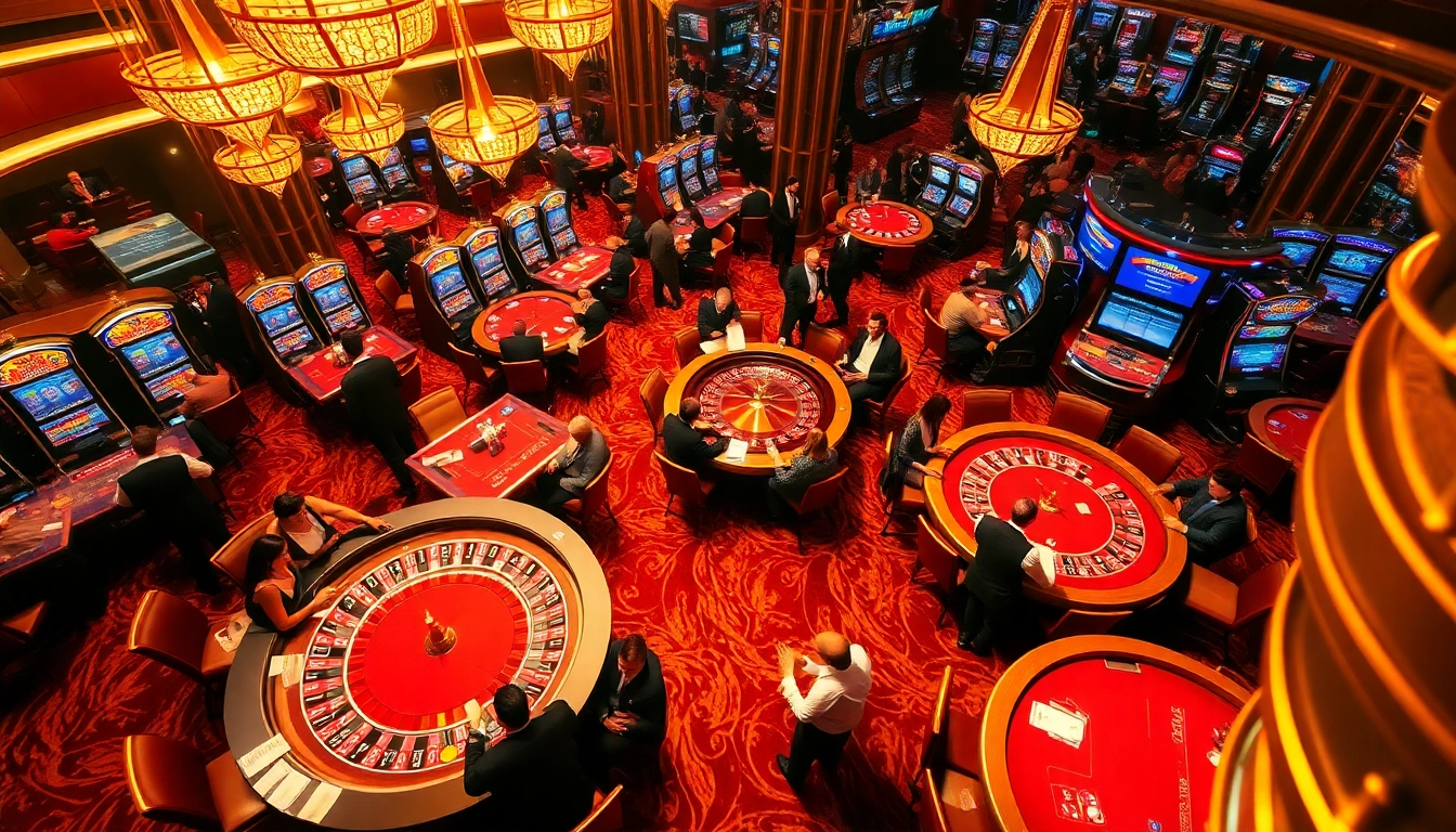 Experience thrilling bets and strategies on xoilac.review in a vibrant casino atmosphere.