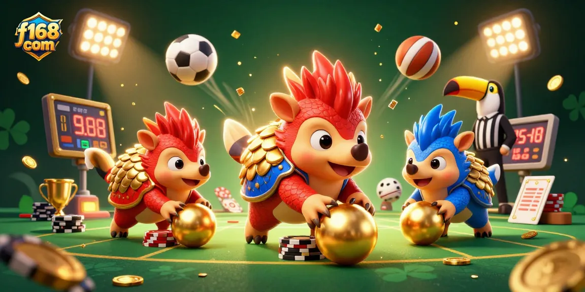 Experience thrilling bets at f168 com with dynamic scenes of gaming rivalries and excitement.