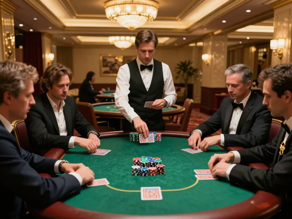 B52CLUB poker tournament scene showcasing strategic high-stakes gameplay among elite players.