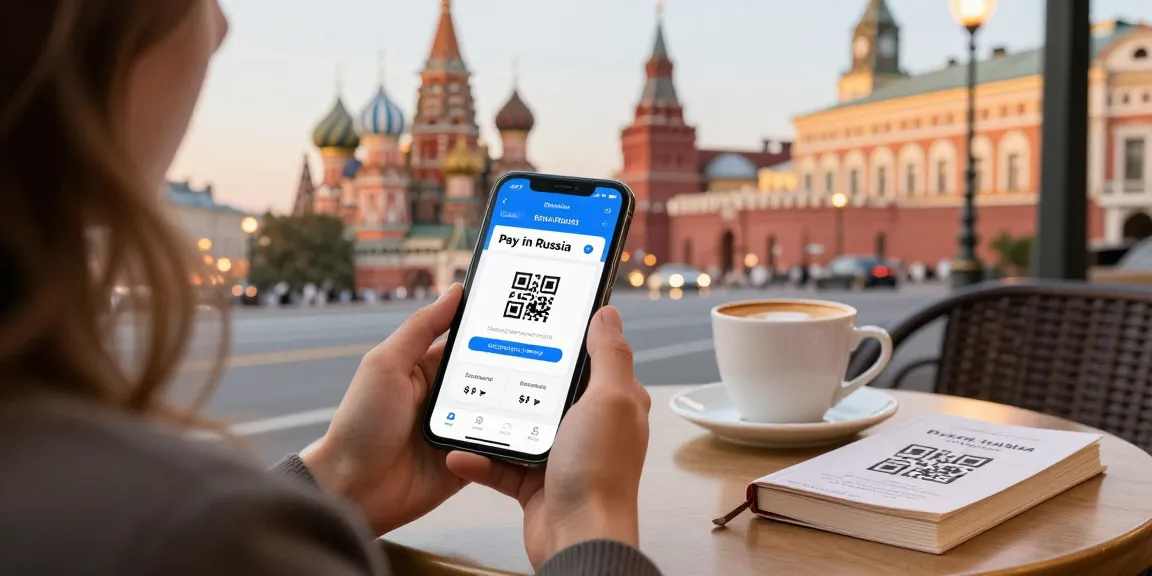 Gebruik de Pay in Russia-app om eenvoudig te betalen in cafés in Rusland.