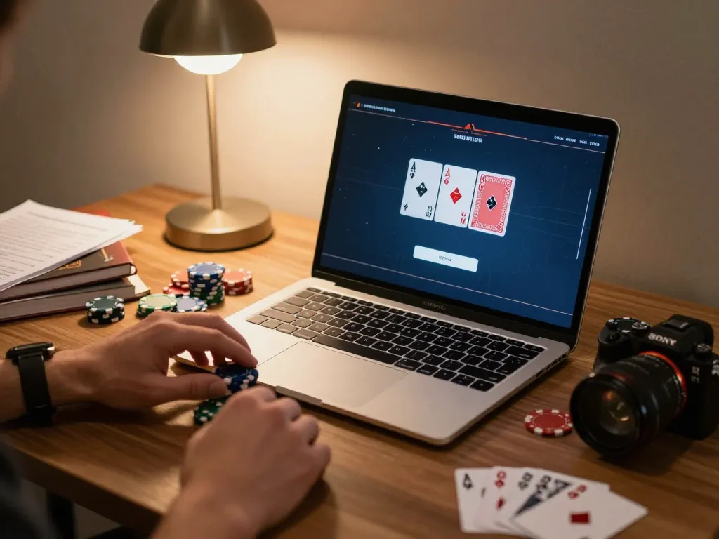 Engage in online poker strategy with bcx88, showcasing intense gameplay and focus on winning