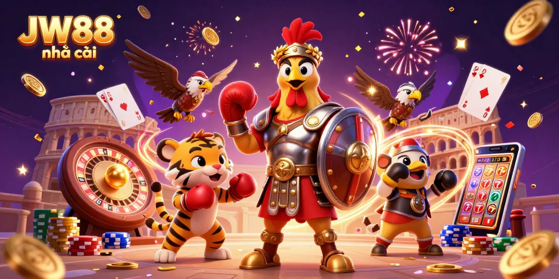 Experience the thrill of JW88 nhà cái with exciting games, dazzling coins, and engaging characters.