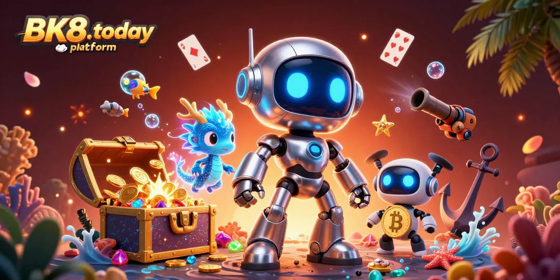 Experience the excitement of the BK8.today platform with our cyberpunk casino adventure!