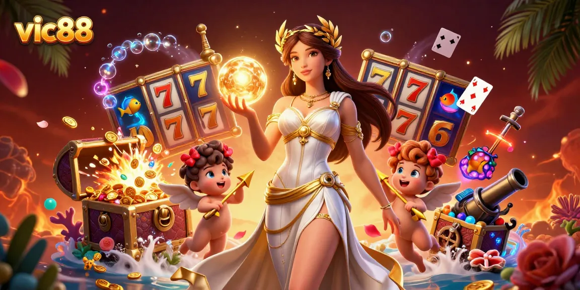 Engage in thrilling gambling adventures with vic88 featuring dynamic slots and celebratory visuals.