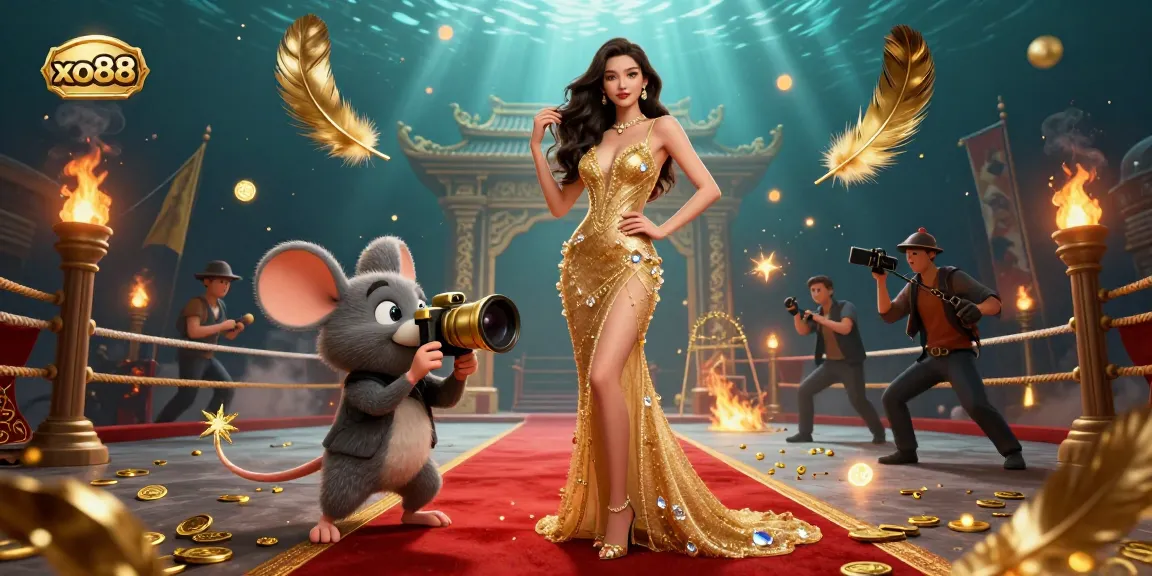 Engage with the vibrant atmosphere of xo88, witnessing thrilling casino action in luxurious 3D detail.