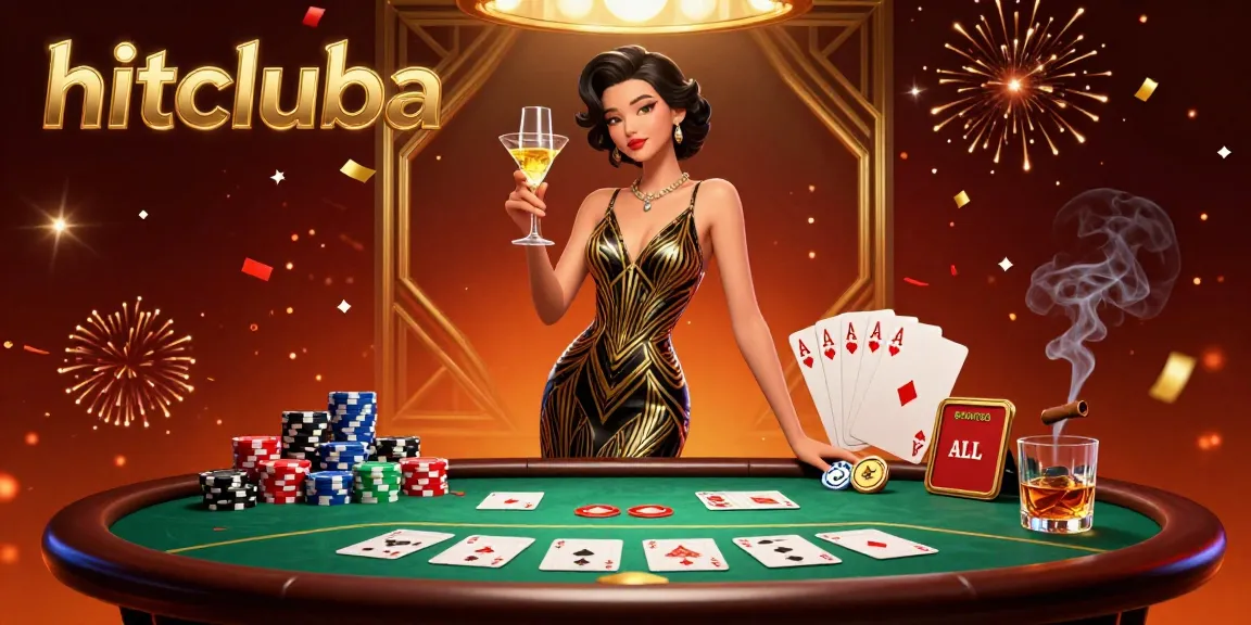 Experience the excitement of hitcluba with a glamorous casino scene featuring dynamic gaming elements.