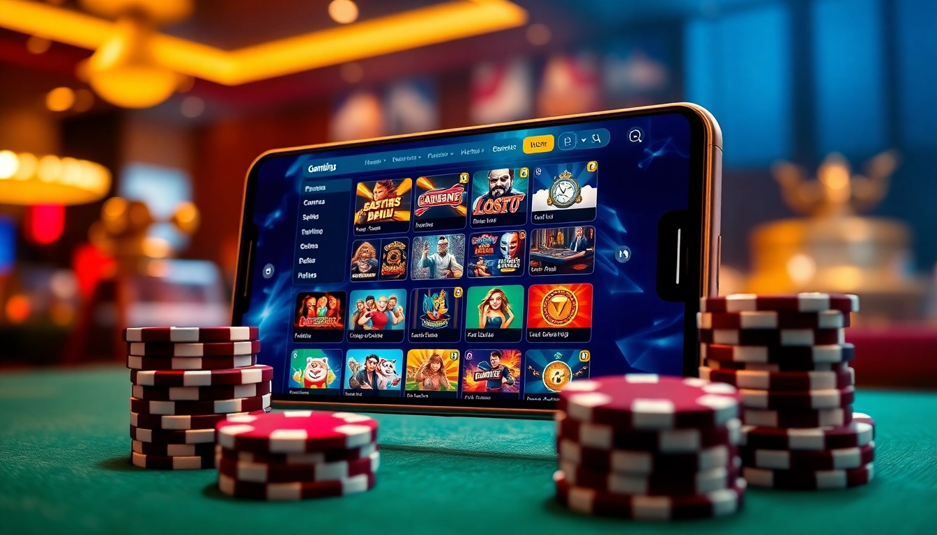 Explore the dynamic online gambling experience at https://www.23win.world/ with a modern interface showcasing diverse games.