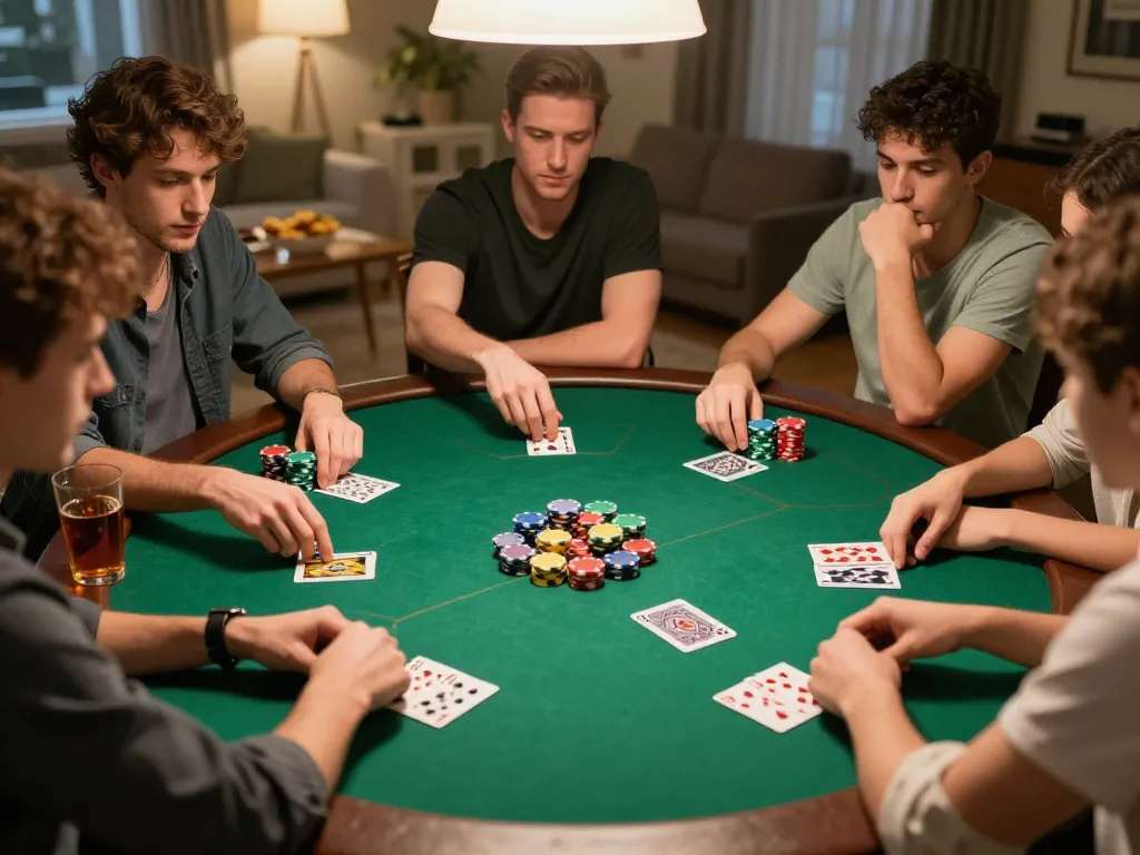 Engage with the Link nhà cái Xo88 while enjoying a thrilling home poker game with friends.