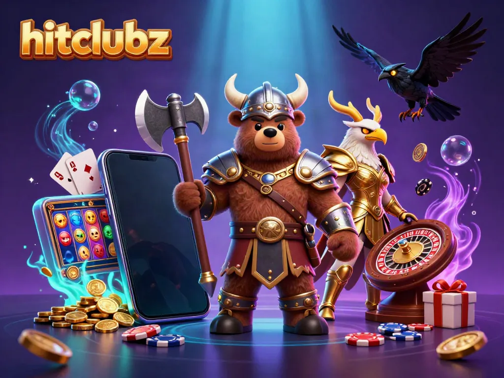 Engage with hitclubz and explore vibrant 3D casino action featuring dynamic characters and colorful game elements.