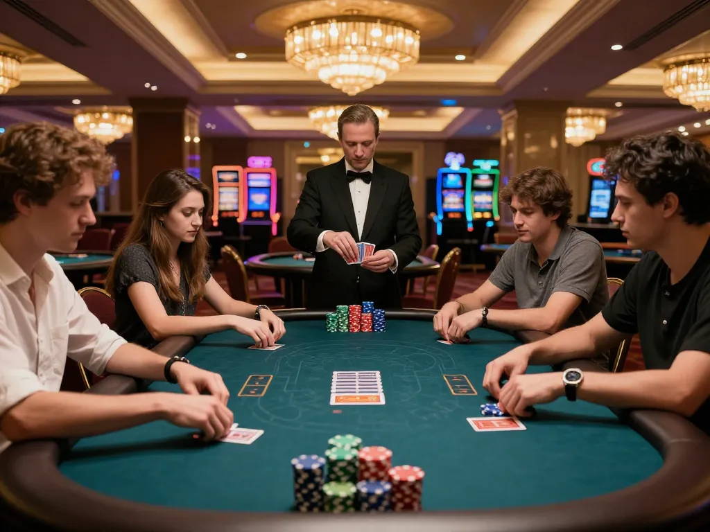 Engaging in a strategic poker game at keonhacai 88's luxurious casino tables.