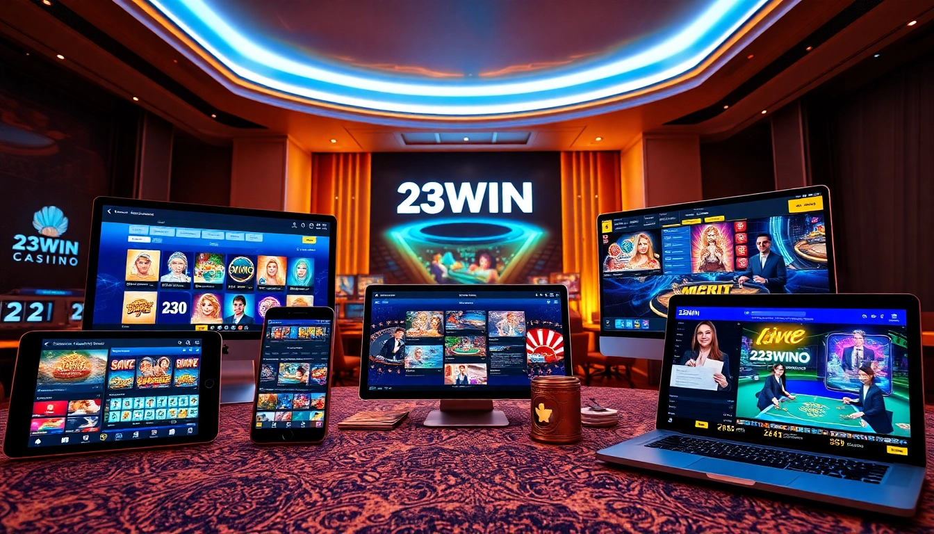 Engaging online casino experience at Trang Chủ 23WIN with vibrant games and secure interface.